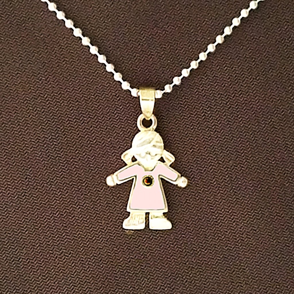 Anklet 925 Sterling Silver Chain And Girl Charm 22$